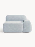 Wolke Bouclé Corner Module — Pearl Grey
