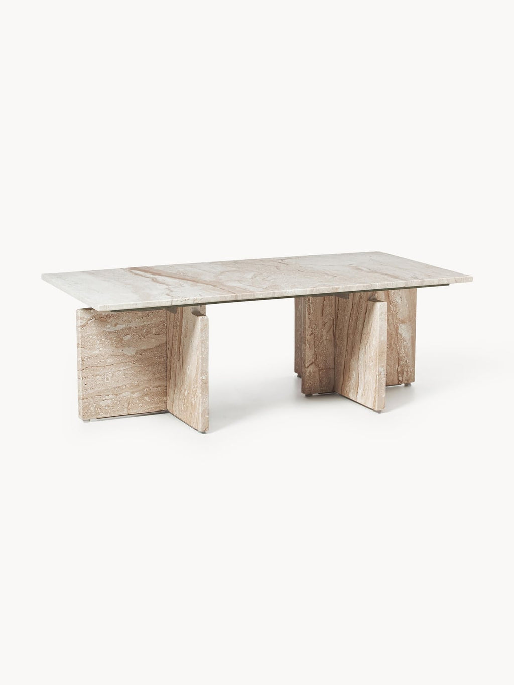 Marisa Coffee Table in Travertine