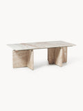 Marisa Coffee Table in Travertine