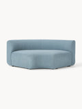 Sofia Round Bouclé Corner Module — Grey