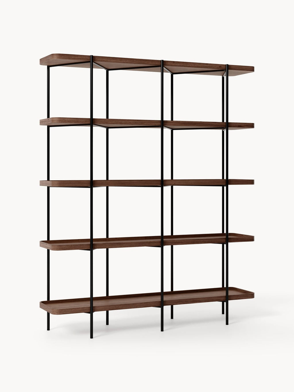 Renee Large Wooden Shelving Unit — Grey