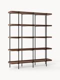 Renee Large Wooden Shelving Unit — Grey