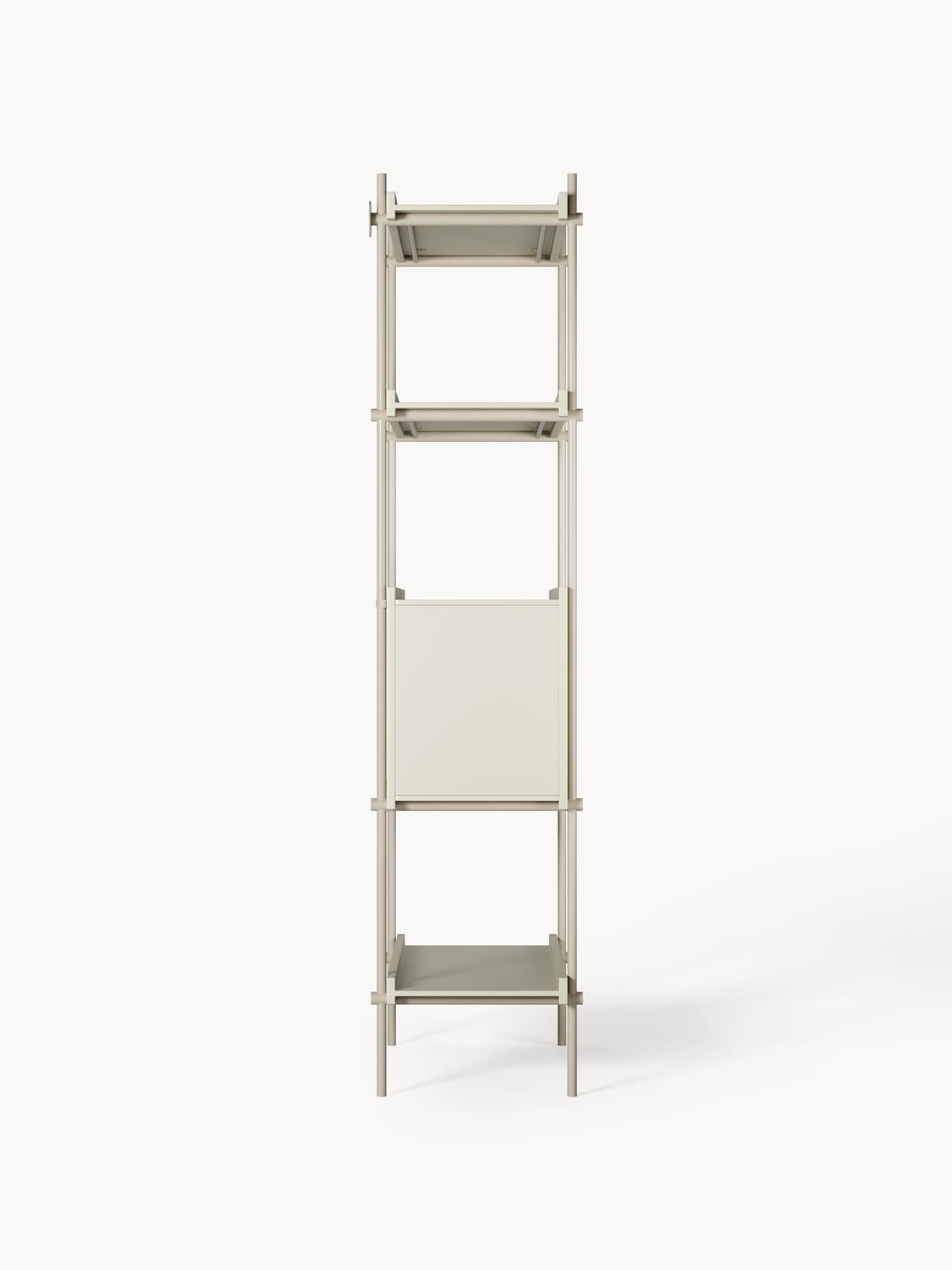 Rio Tall Shelving Unit with Open Storage — Sage