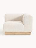 Natalie Corner Module in Teddy Bouclé — Blush