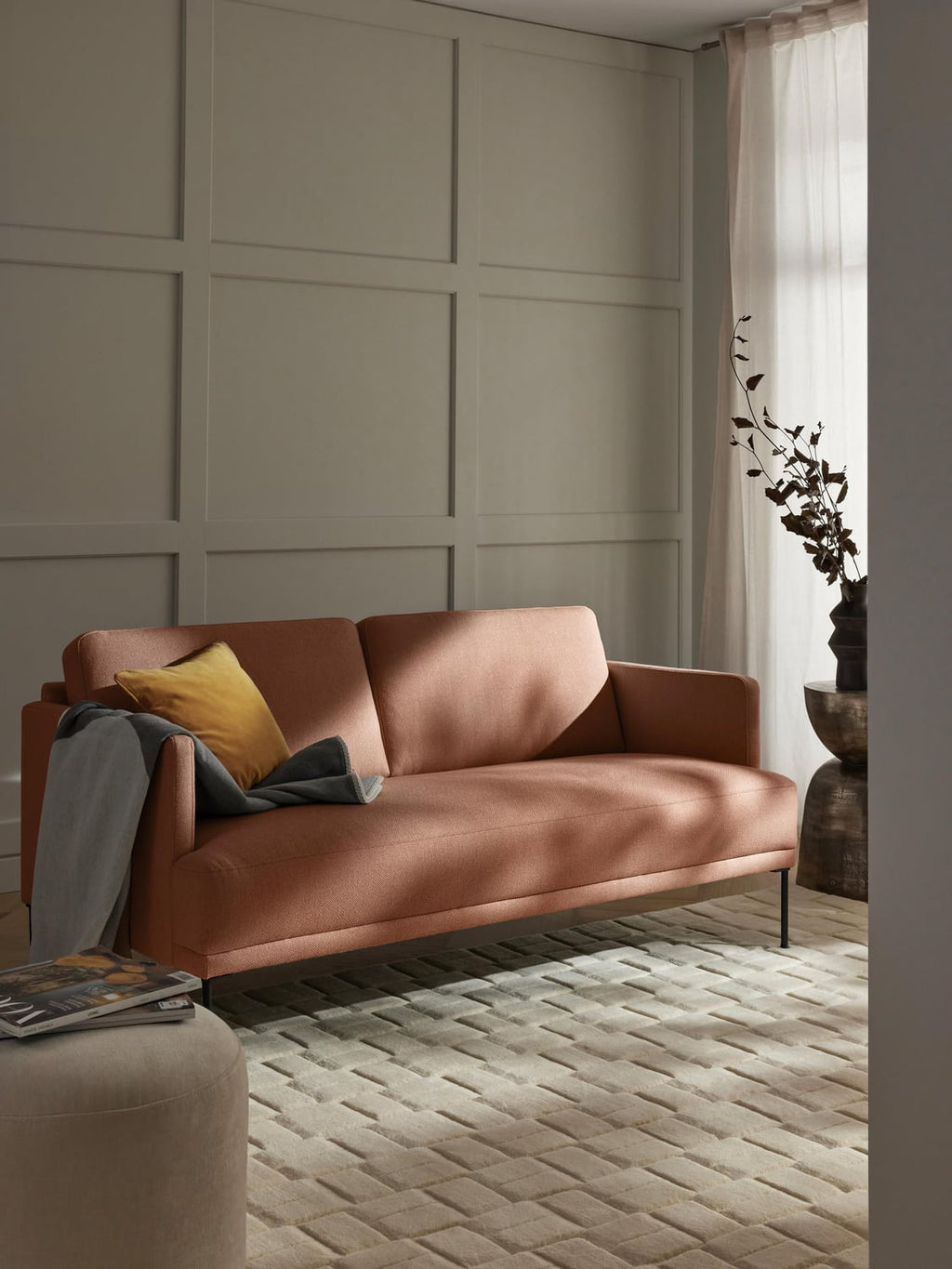 Fluente Sofa (2-seater) — Caramel
