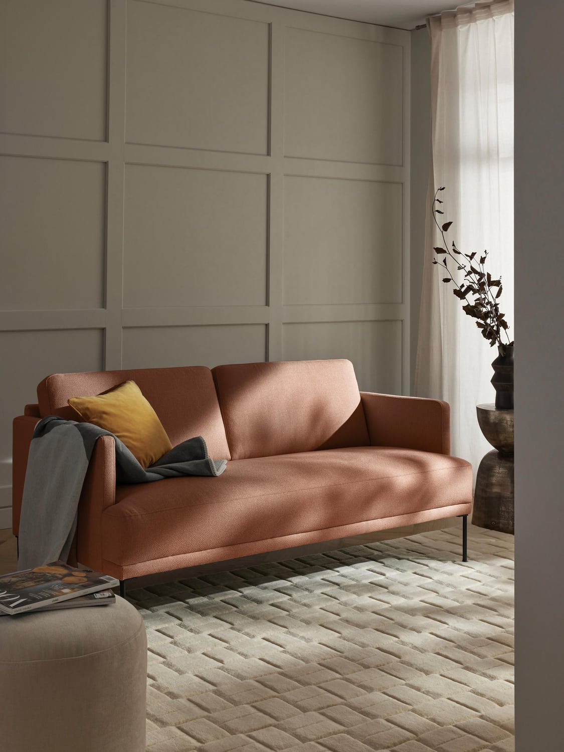 Fluente Sofa (2-seater) — Caramel