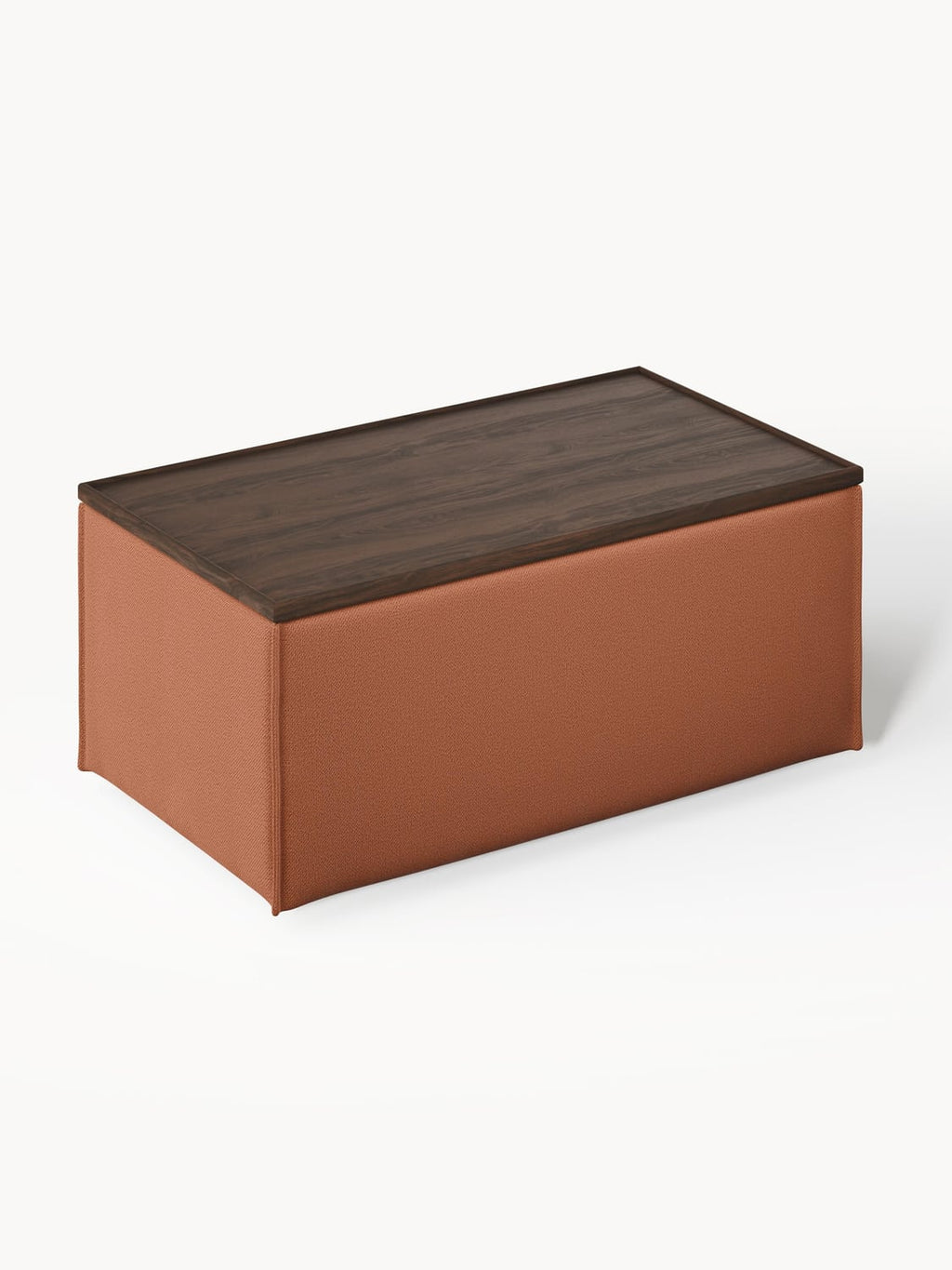 Lennon Sofa Ottoman with Storage — Cognac