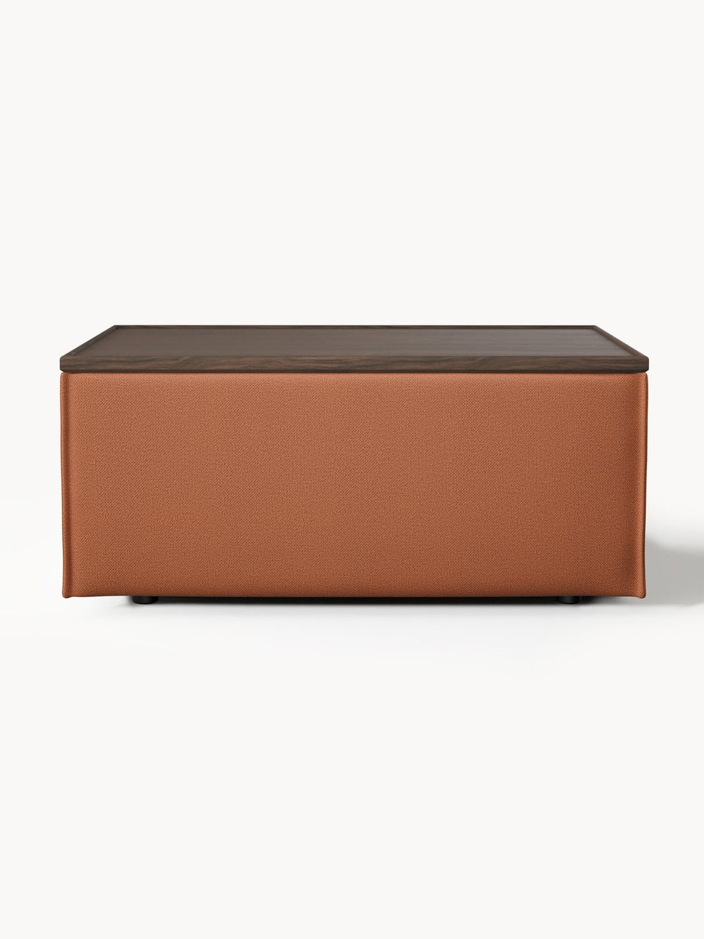 Lennon Sofa Ottoman with Storage — Cognac