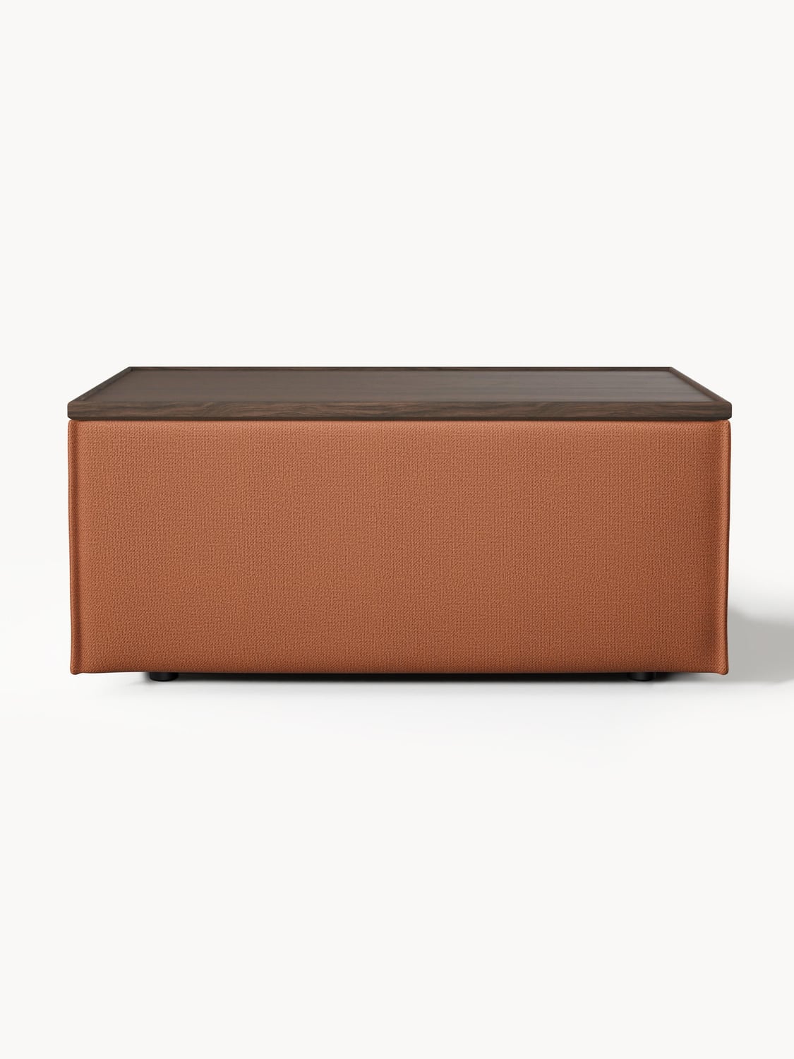 Lennon Sofa Ottoman with Storage — Cognac