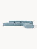 Sofia Modular Bouclé Corner Sofa (4-seater) — Grey