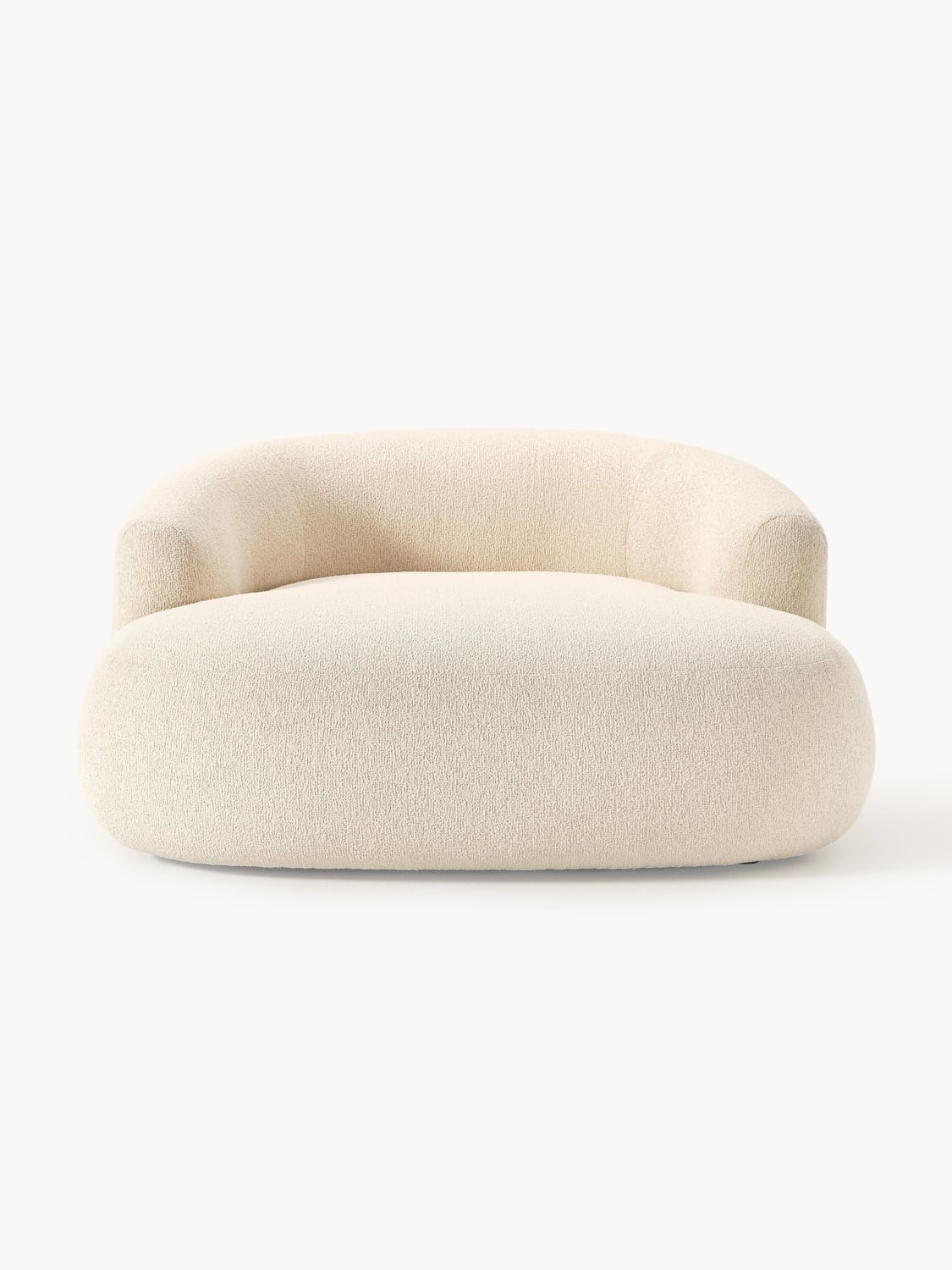 Sofia Bouclé-XL-Lounge Chair — Off-White