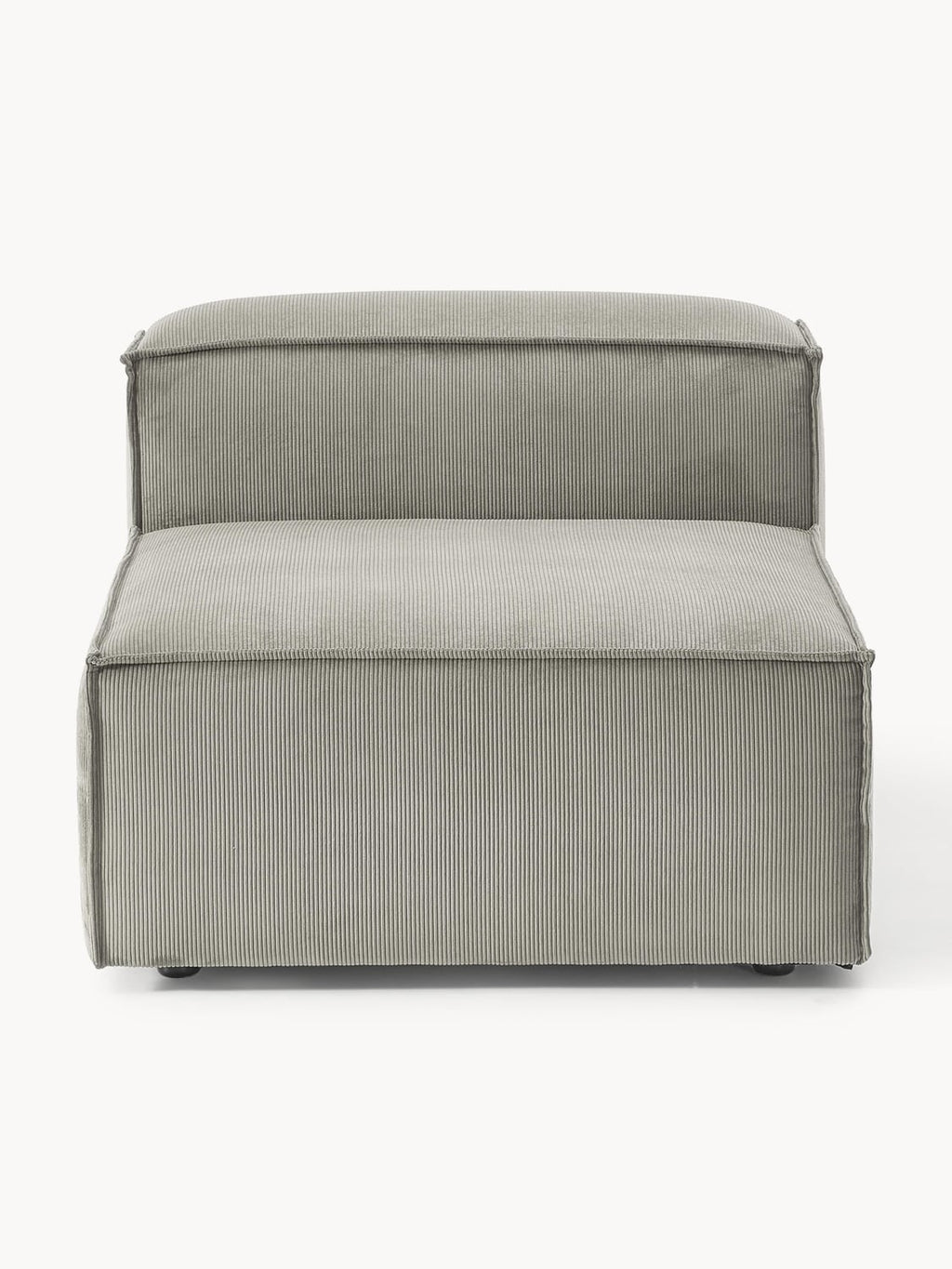 Lennon Middle Module in Corduroy — Warm Grey