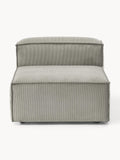 Lennon Middle Module in Corduroy — Warm Grey