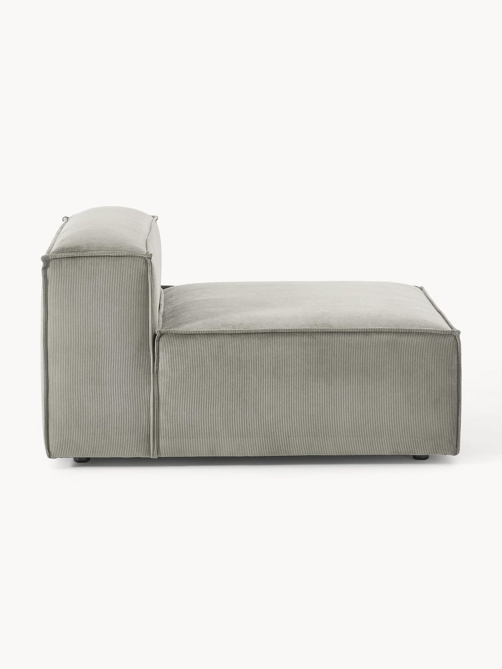 Lennon Middle Module in Corduroy — Warm Grey