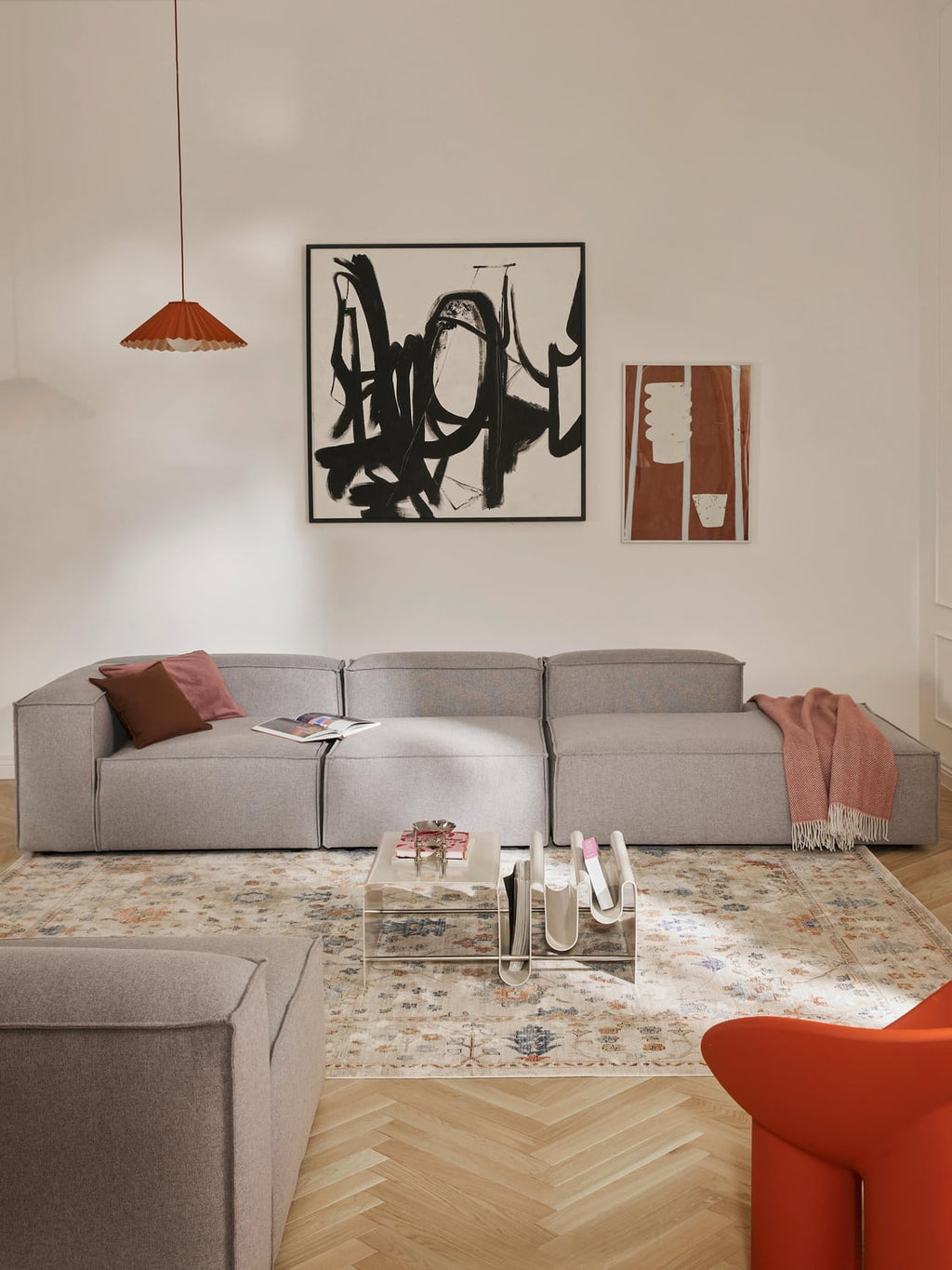 Lennon Ottoman Module — Oatmeal