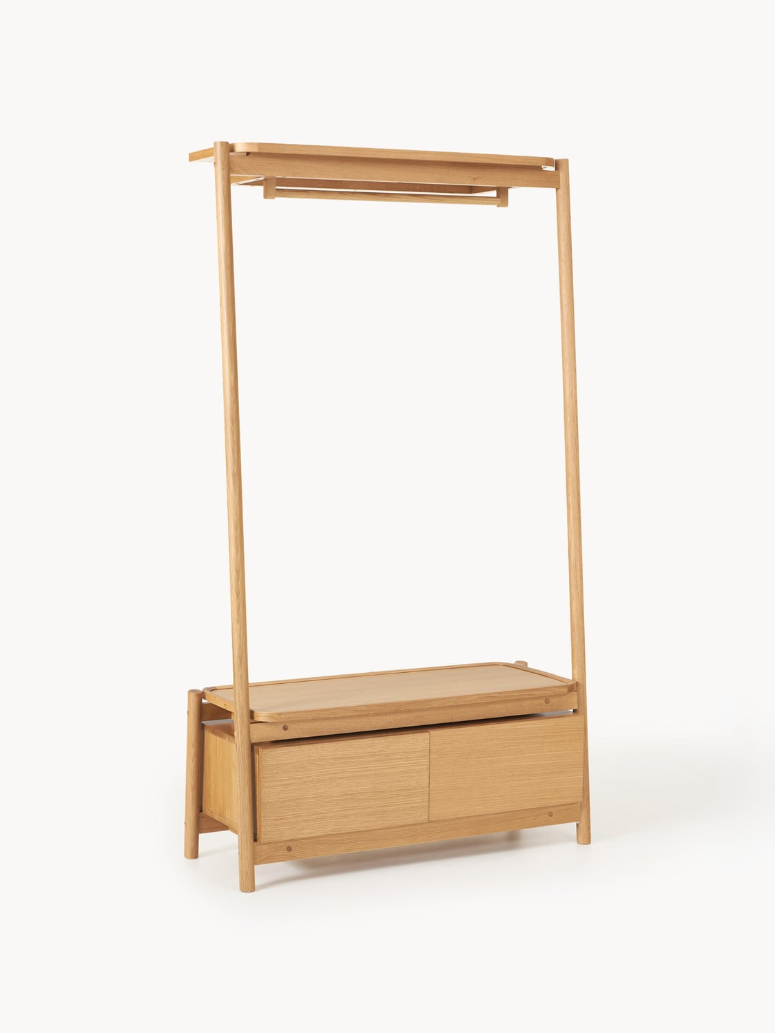 Libby Wooden Coat Stand — Sand