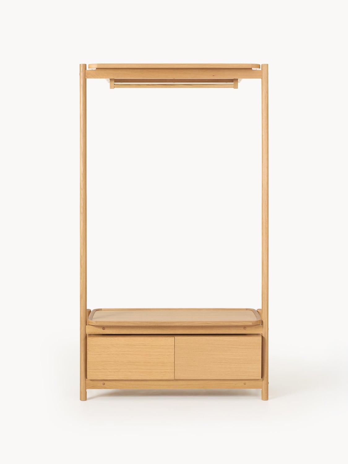 Libby Wooden Coat Stand — Sand