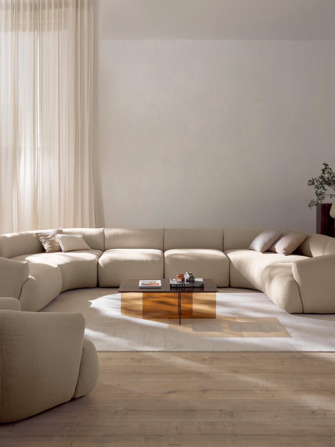 Sofia Modular Bouclé XL Sofa — Off-White
