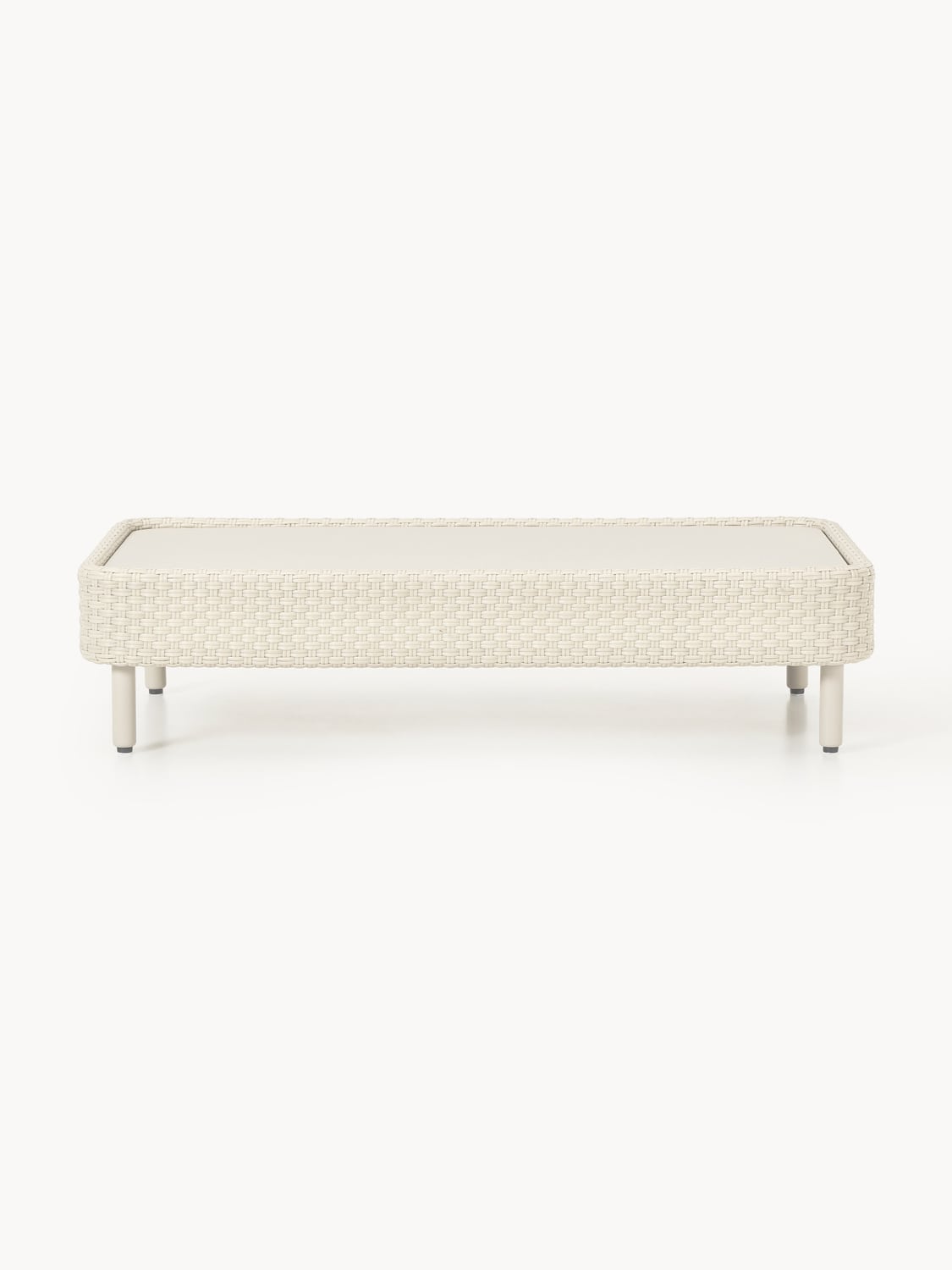 Hani Garden Coffee Table with Protective Cover — Off-White