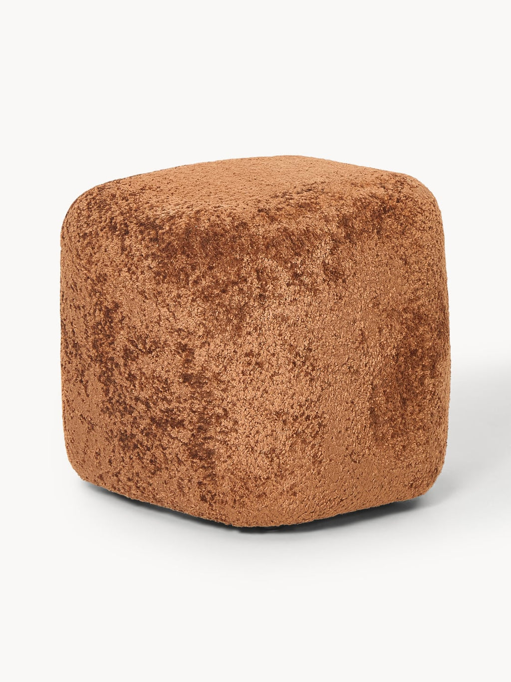 Wolke Tall Ottoman in Teddy Bouclé