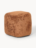 Wolke Tall Ottoman in Teddy Bouclé
