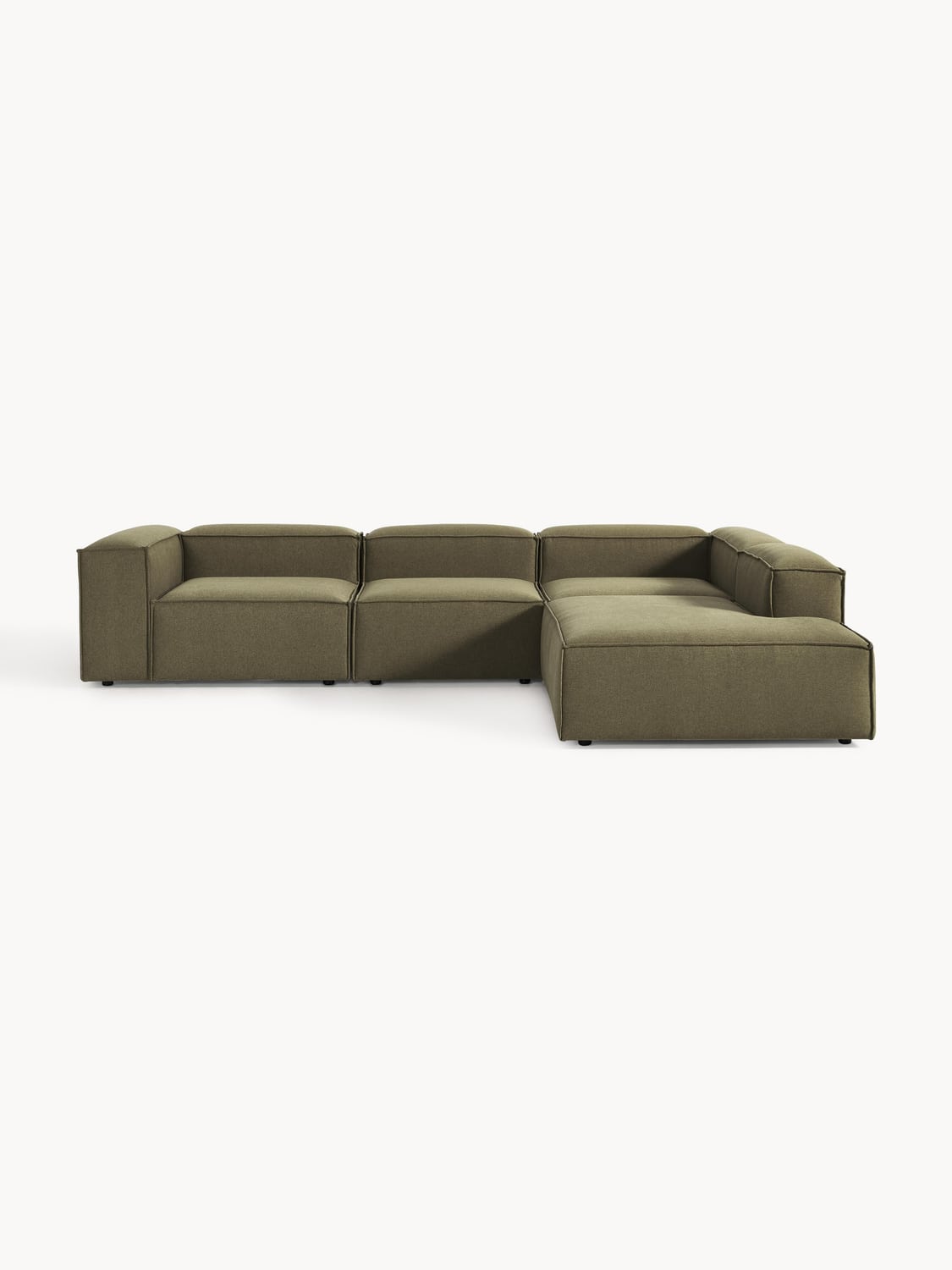 Lennon Modular XL Corner Sofa (4-seater) — Olive