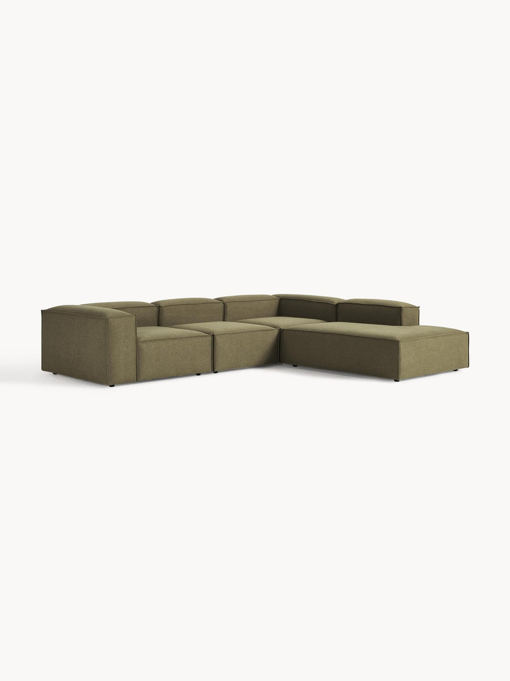 Lennon Modular XL Corner Sofa (4-seater) — Olive