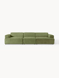 Melva Corduroy-Sofa (4-seater) — Olive
