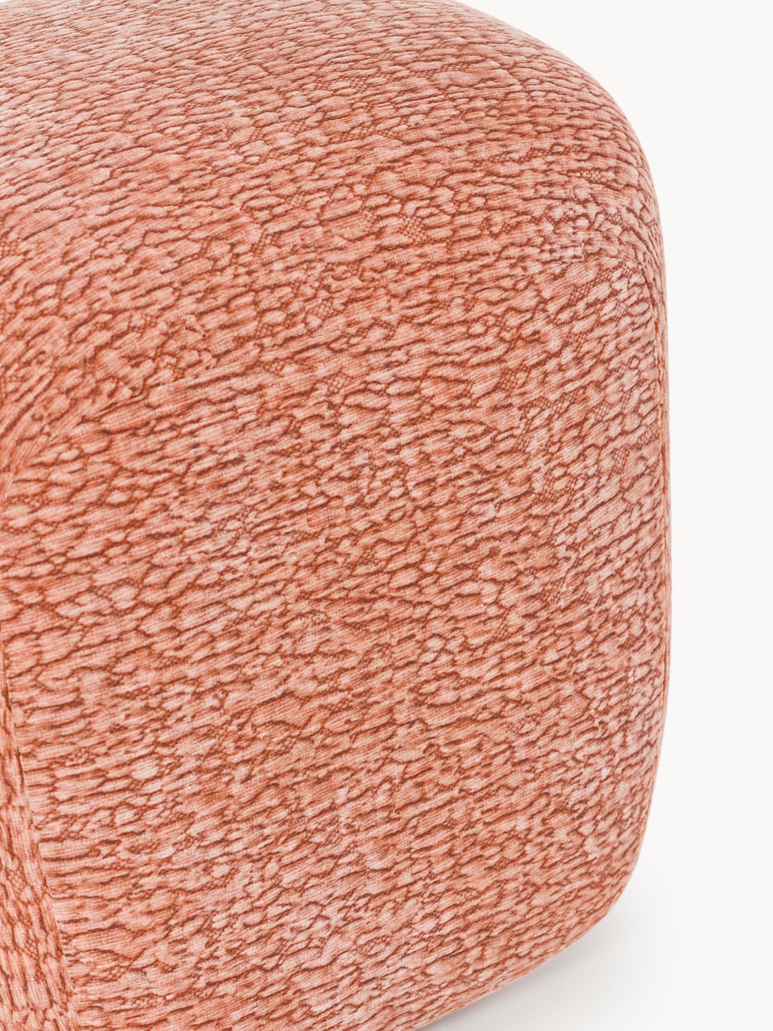 Wolke Tall Sofa Ottoman — Terracotta