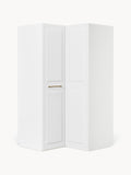 Charlotte Modular Corner Wardrobe, 115 cm Width — Off-White