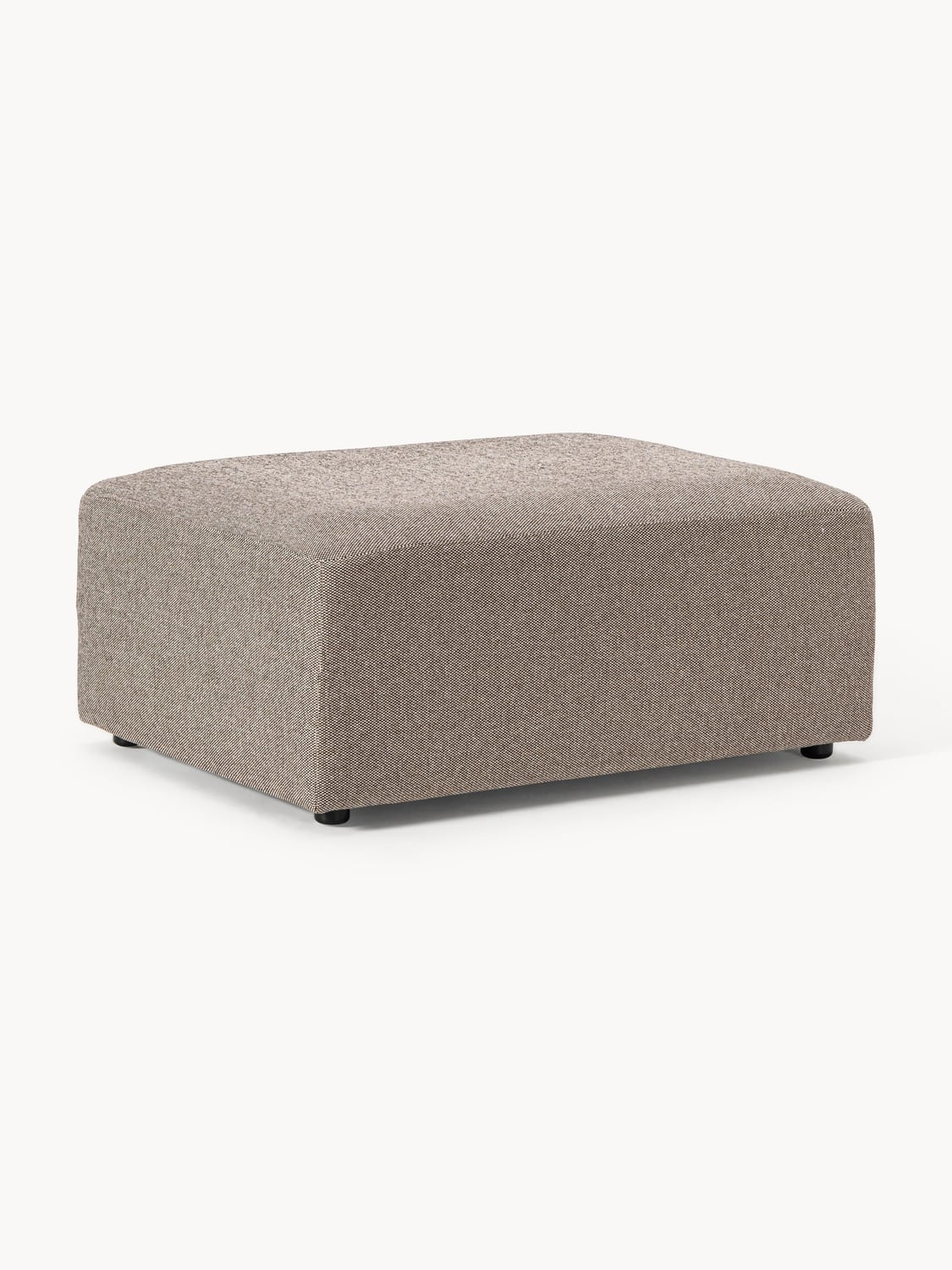 Melva Ottoman, B 99 x T 72 cm — Mushroom
