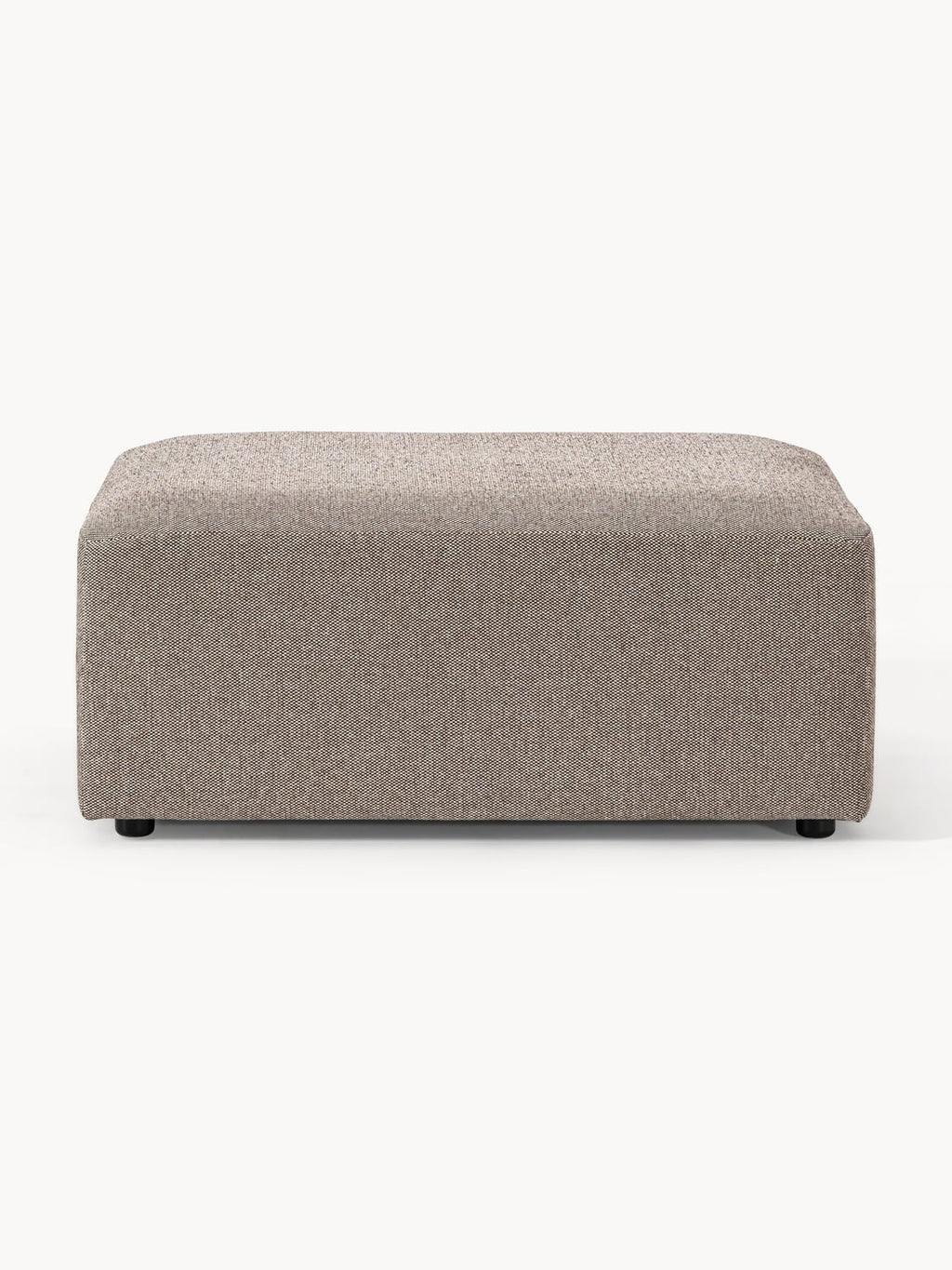 Melva Ottoman, B 99 x T 72 cm — Mushroom