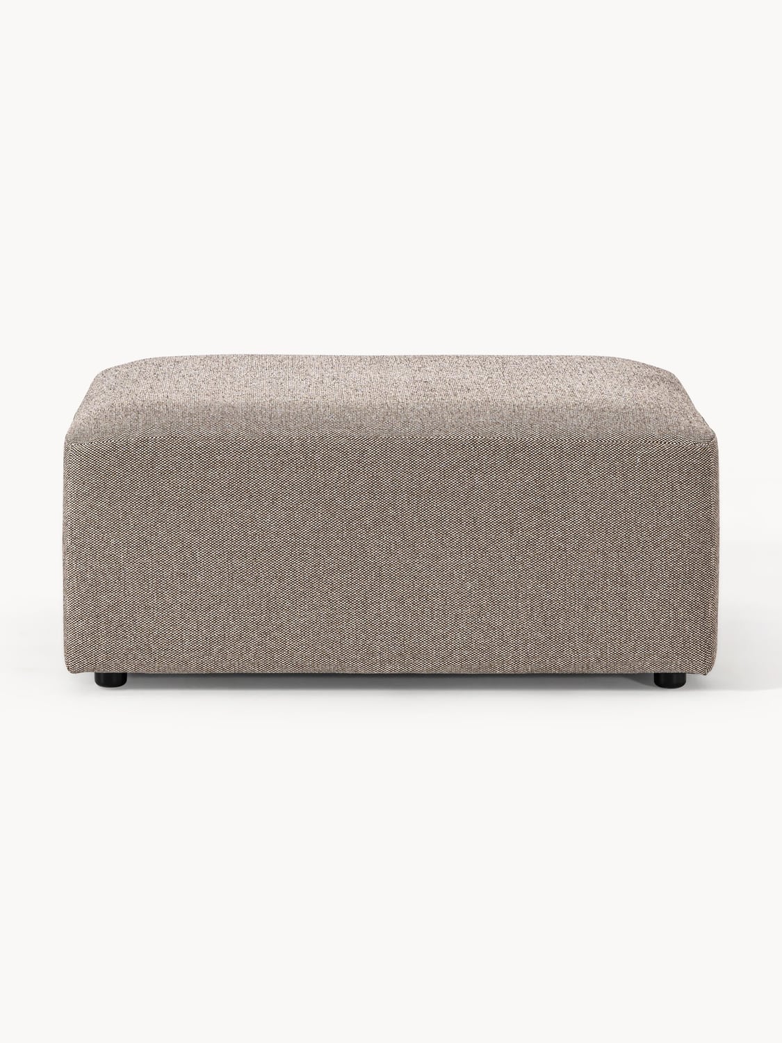 Melva Ottoman, B 99 x T 72 cm — Mushroom