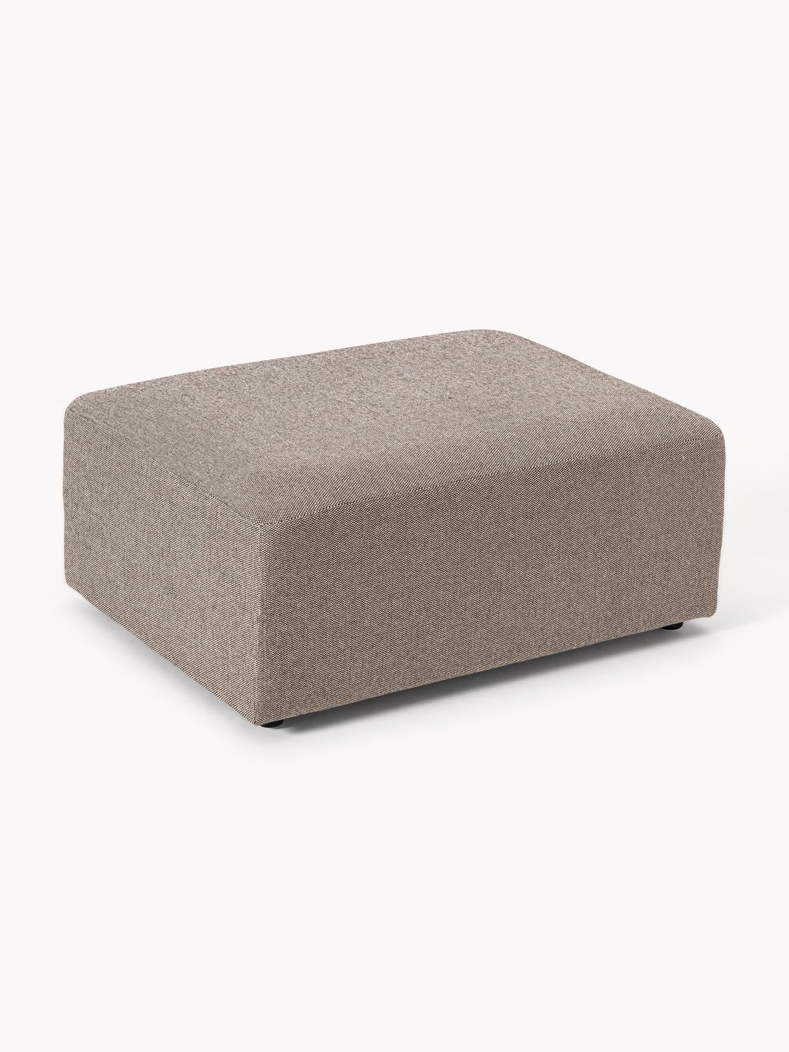 Melva Ottoman, B 99 x T 72 cm — Mushroom