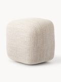 Wolke Tall Bouclé Sofa Ottoman — Light Grey