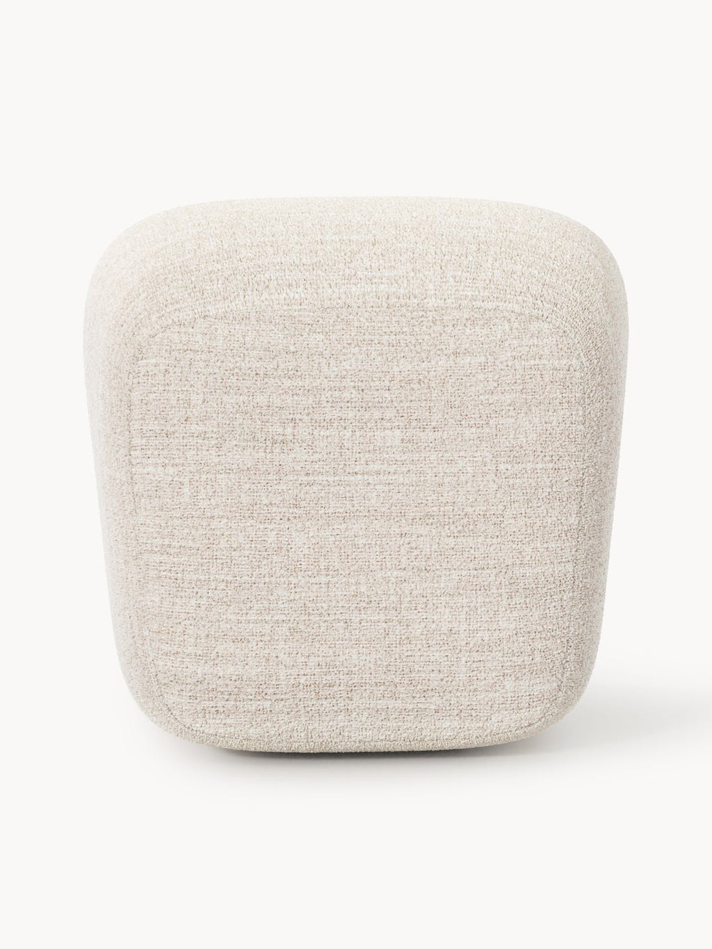 Wolke Tall Bouclé Sofa Ottoman — Light Grey