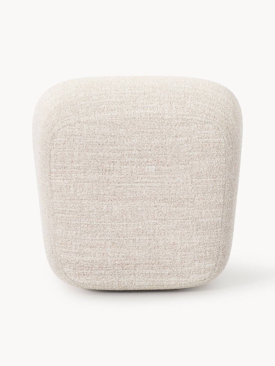 Wolke Tall Bouclé Sofa Ottoman — Light Grey