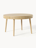 Calary Round Dining Table with Storage, in various sizes — Sand
