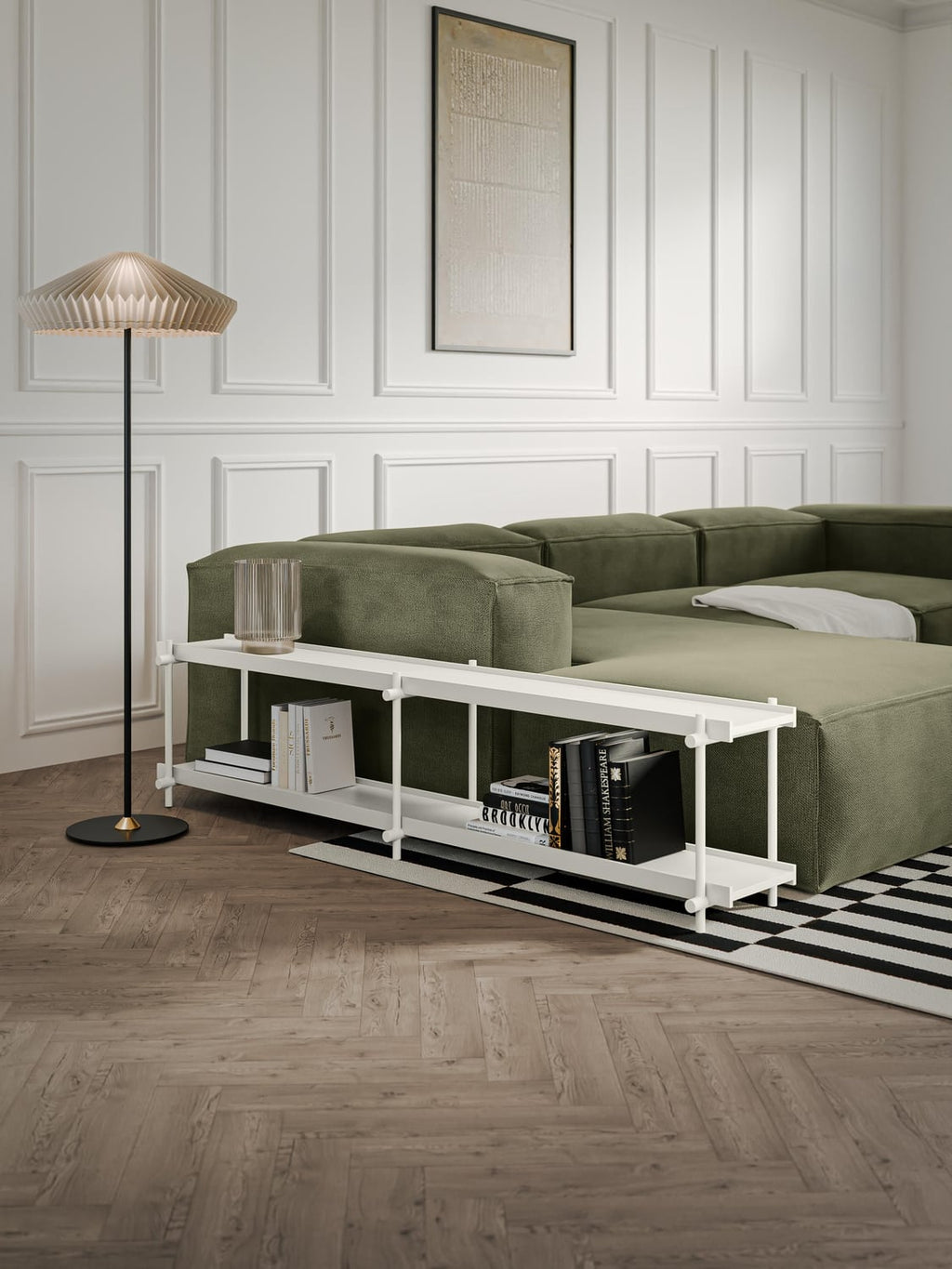 Lana Shelving Unit — Light Grey