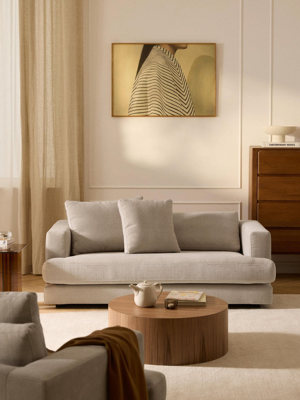 Tribeca Sofa (2-seater) — Light Grey