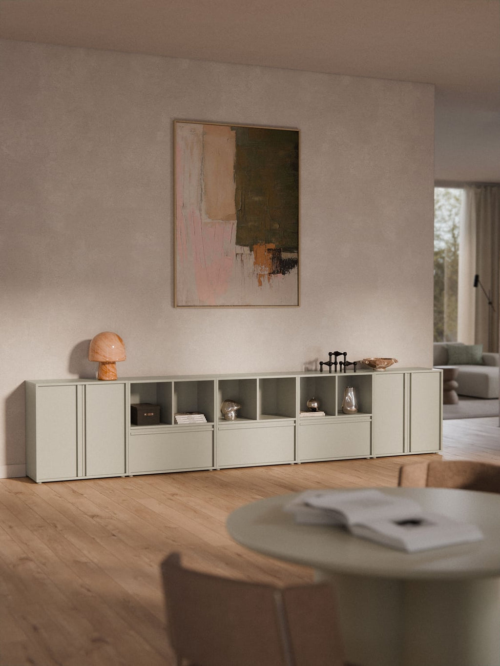 Ani Module for Modular Shelving System — Light Grey