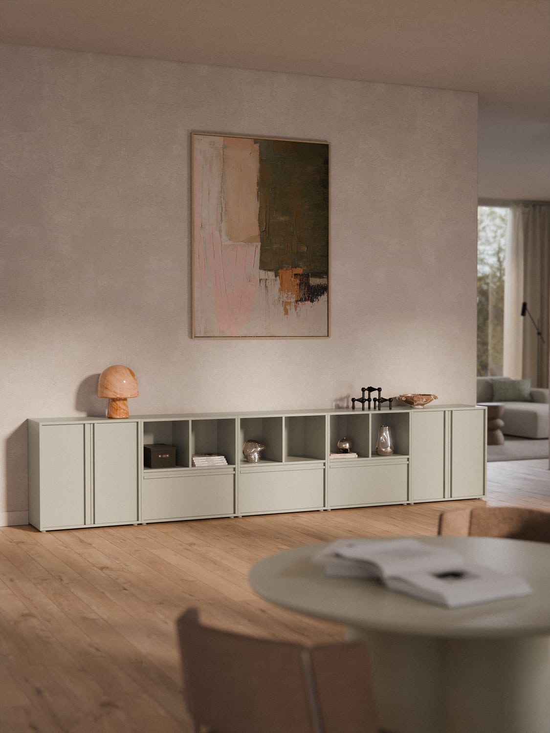 Ani Module for Modular Shelving System — Light Grey
