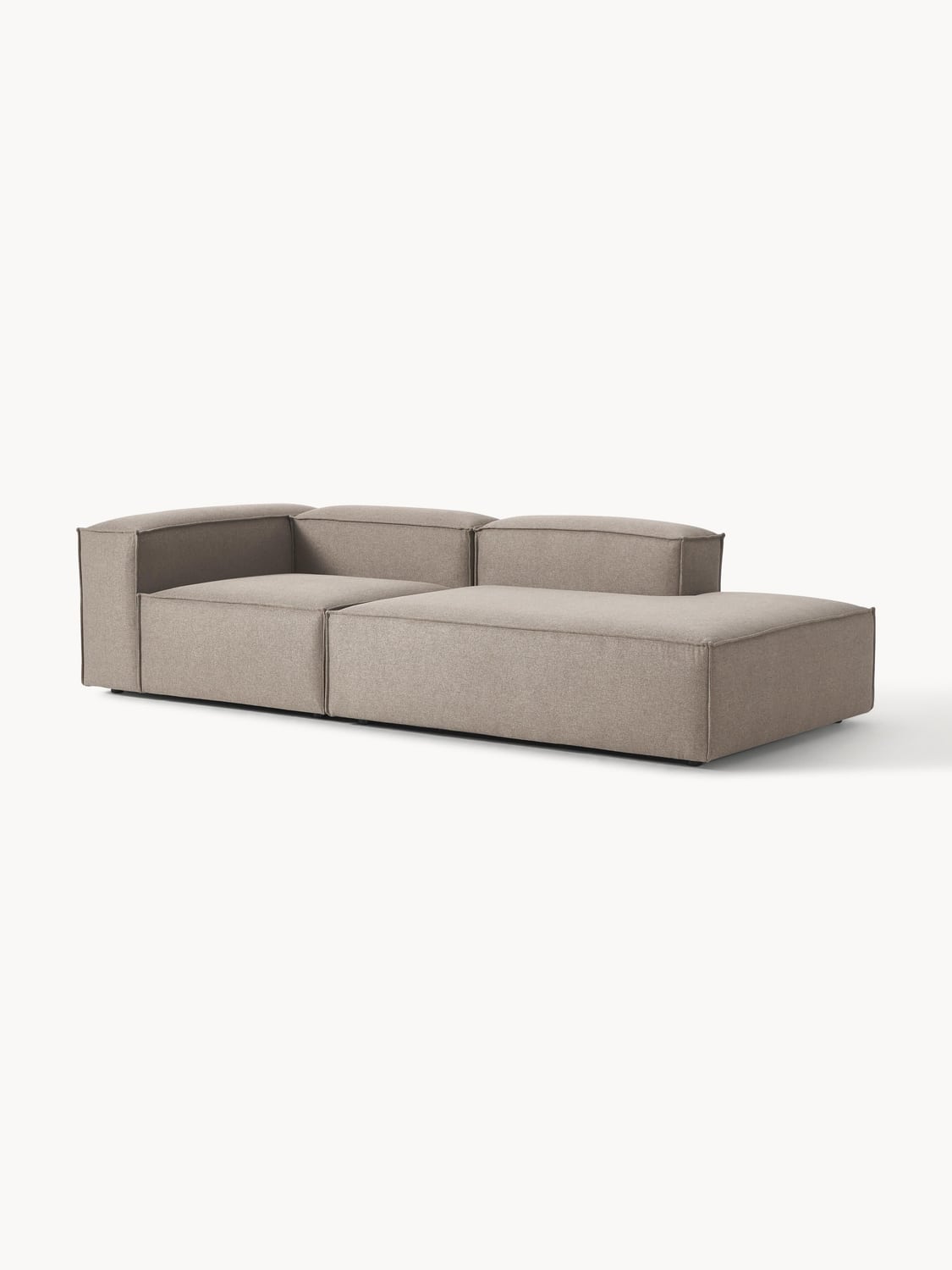 Lennon Modular Ottoman — Warm Grey