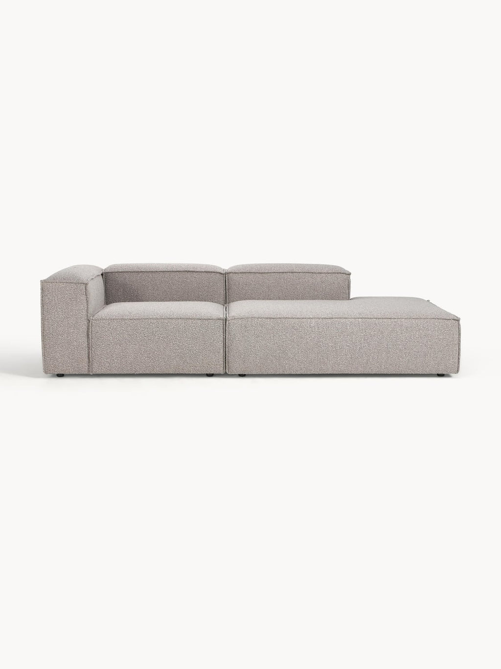 Lennon Modular Ottoman in Bouclé — Sage