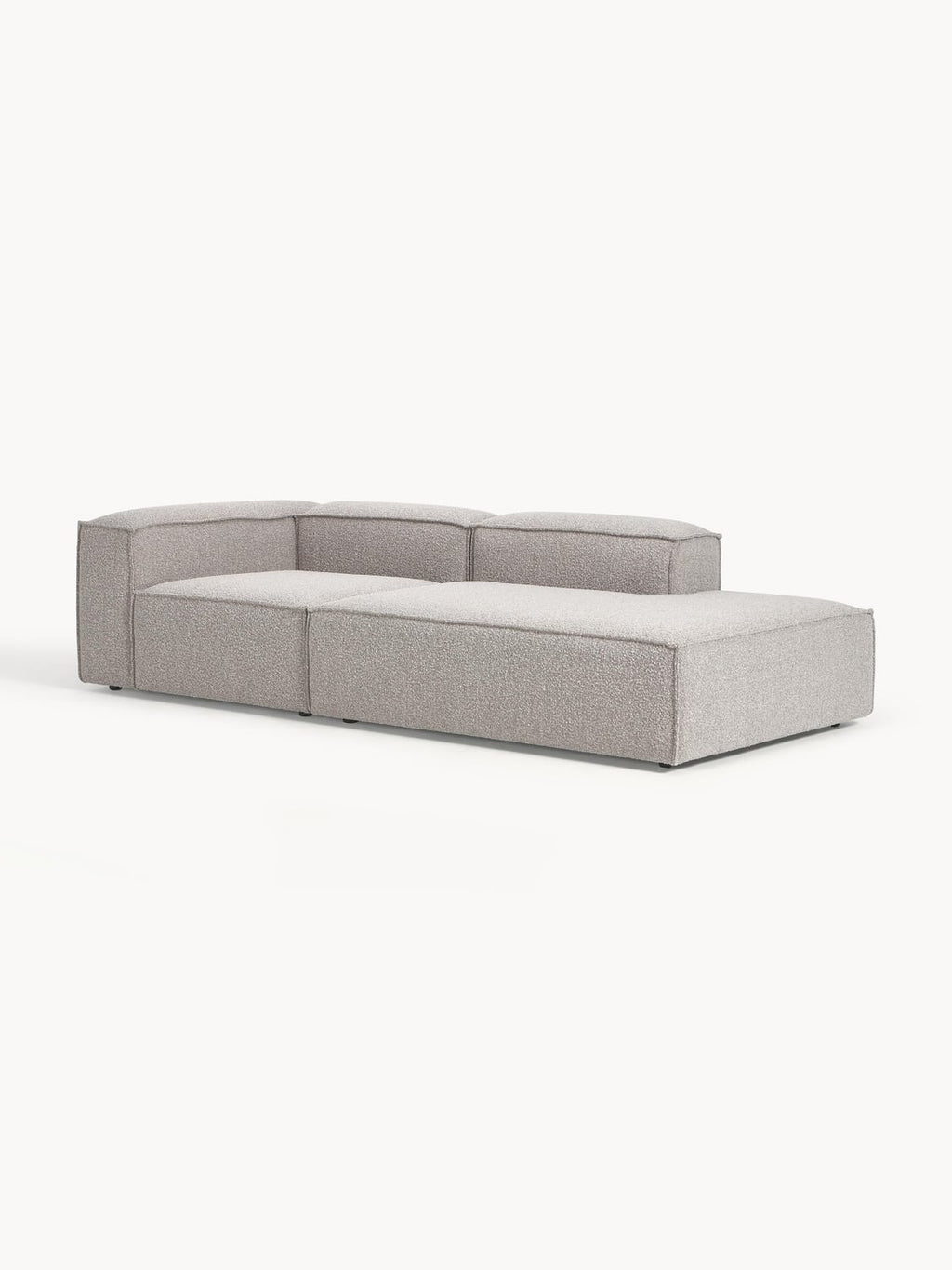 Lennon Modular Ottoman in Bouclé — Sage
