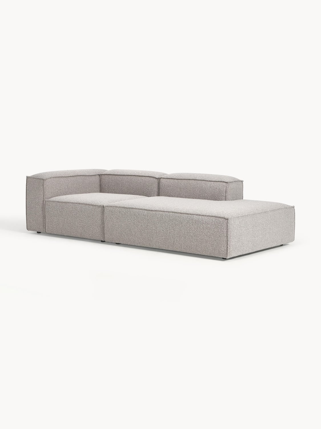 Lennon Modular Ottoman in Bouclé — Sage