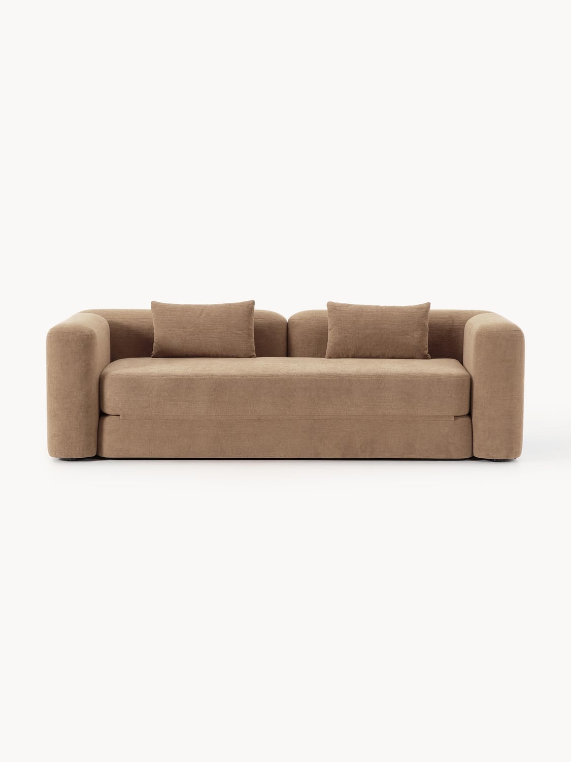 Livvie Sofa Bed (3-seater) — Taupe