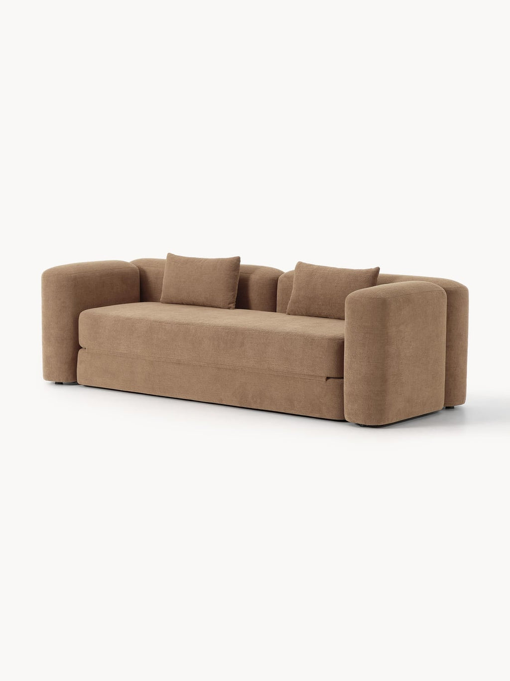 Livvie Sofa Bed (3-seater) — Taupe