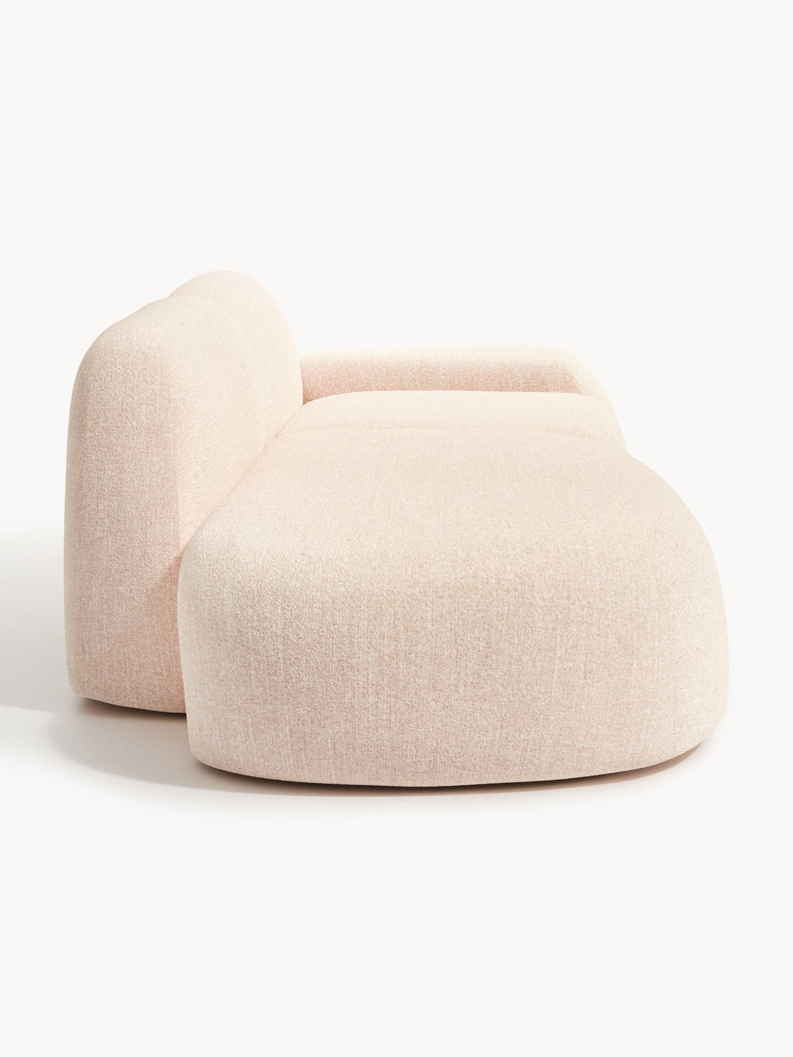 Wolke Modular Bouclé-Chaise (3-seater) — Off-White