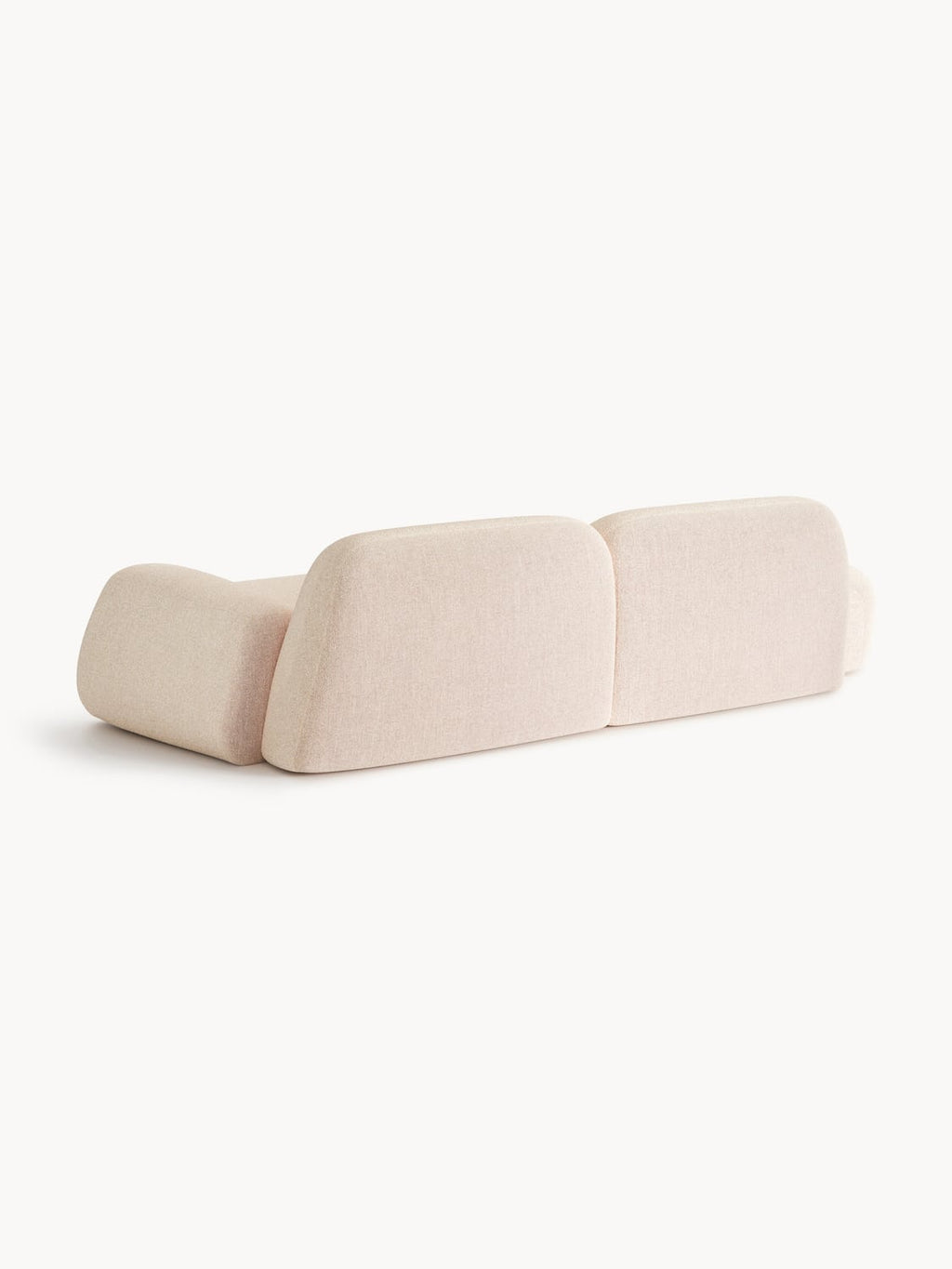Wolke Modular Bouclé-Chaise (3-seater) — Off-White